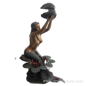 Large Outdoor Bronze Mermaid Fountains